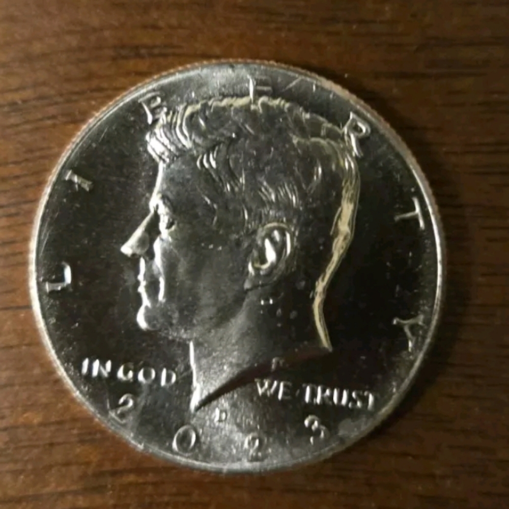 2023 D Kennedy Half Dollar Errors/Varieties "Face Ear"Off Center